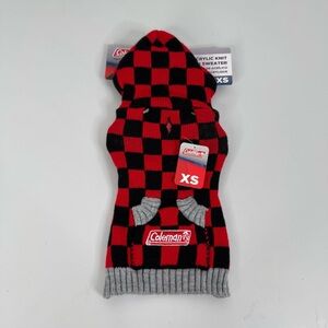 Coleman Dog Knit Hooded Sweater Size Xsmall